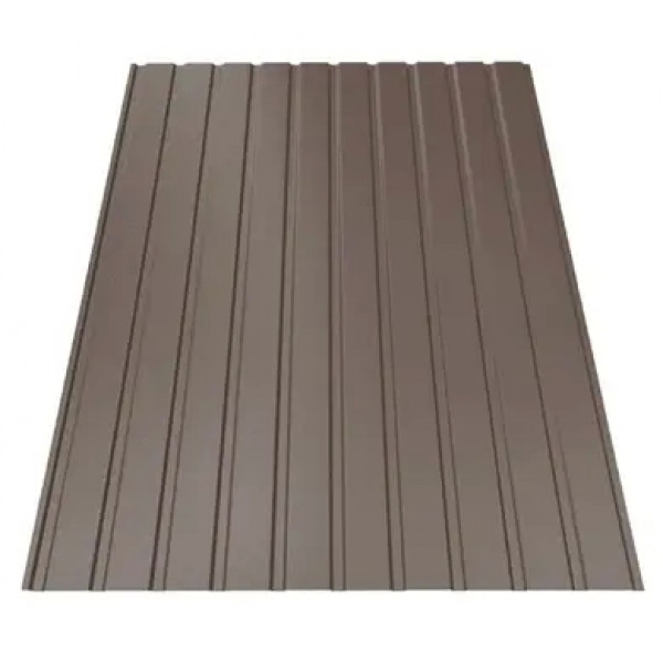 Профнастил Tile С-8 матполиэстер Arcelor Nippon 0.40 mm RAL 8019 Коричневый