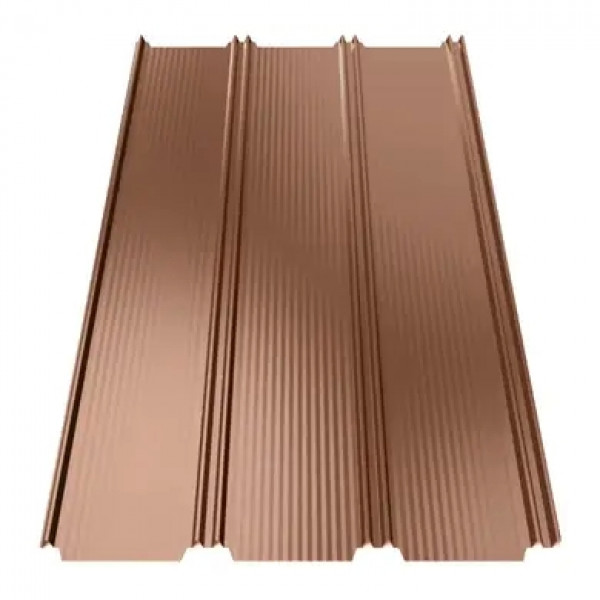 Клікфальц Tilе "Фальц настил" поліестер U.S.Steel 0.50 mm RAL 8004 Теракота