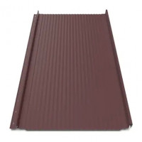 Клікфальц Tilе "Хвиля" матполіестер Dongbu 0.50 mm RAL 3005 Червоний