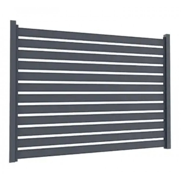 Ламель Tile Ранчо-Буфало 170х3000мм матполиэстер Arcelor Mittal 0,50мм RAL 7024 Серый