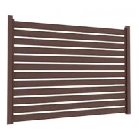 Ламель Tilе Ранчо-Буфало 170х3000мм матполіестер Arcelor Mittal 0,50мм RAL 8017 Коричневий