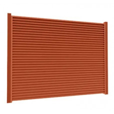 Ламель Tilе Ранчо-Челсі 80х3000мм матполіестер U.S.Steel 0,45мм RAL 8004 Теракота