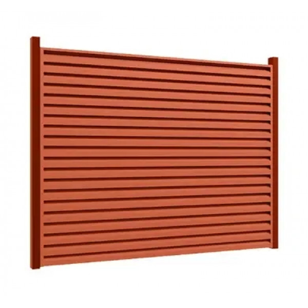 Ламель Tilе Жалюзі 110/95х2000мм матполіестер Arcelor Nippon 0,40мм RAL 8004 Теракота