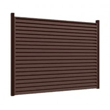 Ламель Tile Жалюзи 110/95х2000мм матполиэстер SeAH 0,45мм RAL 8017 Коричневый