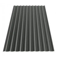 Профнастил Tilе Н-14/С-14 поліестер U.S.Steel 0.45 mm RAL 7024 Сірий