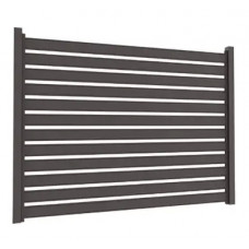 Ламель Tilе Ранчо-Буфало 130х3000мм Hight Build мат U.S.Steel 0,50мм RAL 8019 Коричневий