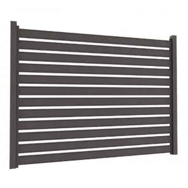 Ламель Tilе Ранчо-Буфало 130х3000мм матполіестер Arcelor Nippon 0,40мм RAL 8019 Коричневий