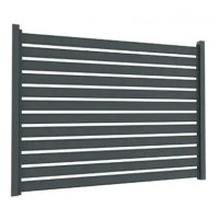 Ламель Tilе Ранчо-Буфало 130х3000мм матполіестер Ferrogal 0,40мм RAL 7016 Графіт