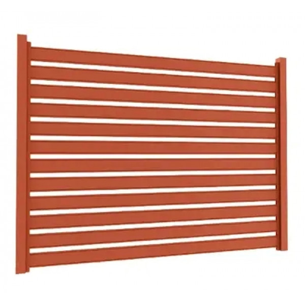 Ламель Tile Ранчо-Буфало 170х3000мм матполиэстер Arcelor Mittal 0,50мм RAL 8004 Терракота