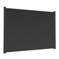 Ламель Tilе Ранчо-Челсі 80х3000мм матполіестер Voestalpine 0,50мм RAL 9005 Чорний