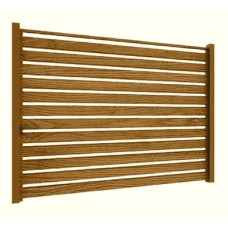 Ламель Tilе Ранчо-Вестерн 280х3000мм структура дерево SeAH 0,40мм Дуб