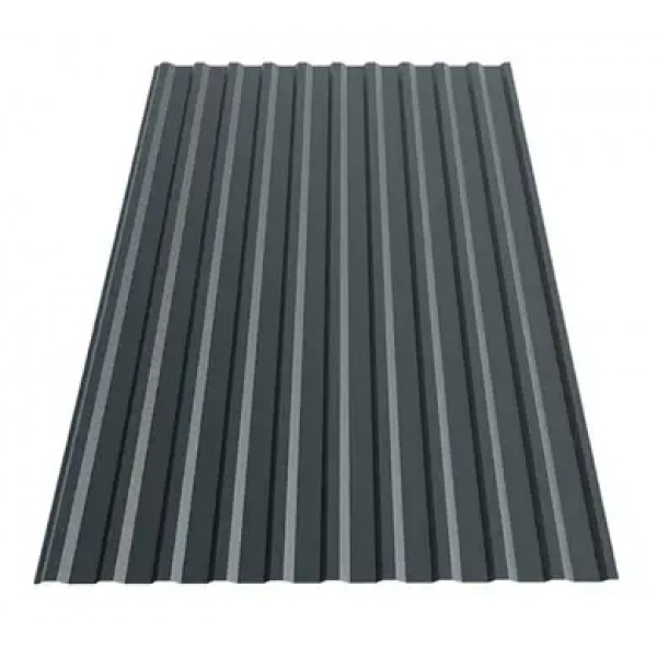 Профнастил Tile Н-14/С-14 матполиэстер двухстор. U.S.Steel 0.45 mm RAL 7016 Графит