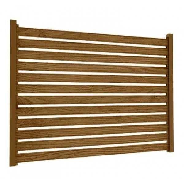 Ламель Tile Ранчо-Буфало 130х3000мм структура дерево SeAH 0,40мм Дуб