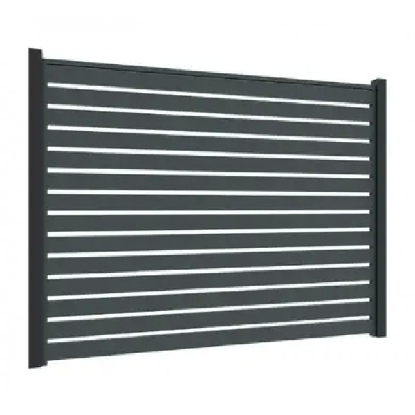 Ламель Tilе Ранчо-Родео 180х3000мм поліестер двохстор. U.S.Steel 0,45мм RAL 7016 Графіт