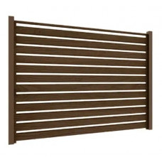 Ламель Tilе Ранчо-Вестерн 100х3000мм структура дерево SeAH 0,40мм Темне дерево