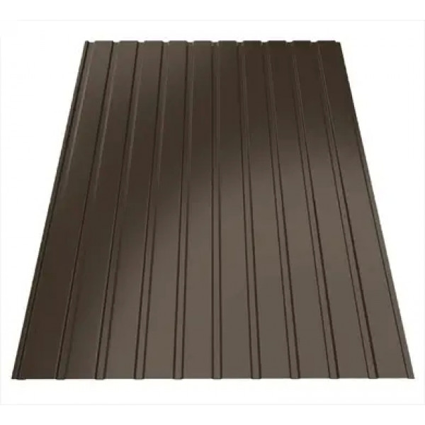 Профнастил Tile С-8 полиэстер Arcelor Nippon 0.40 mm RAL 8019 Коричневый
