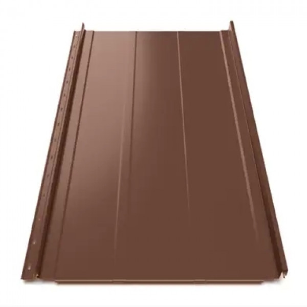 Клікфальц Tilе "Трапеція" поліестер Arcelor Nippon 0.40 mm RAL 8017 Коричневий