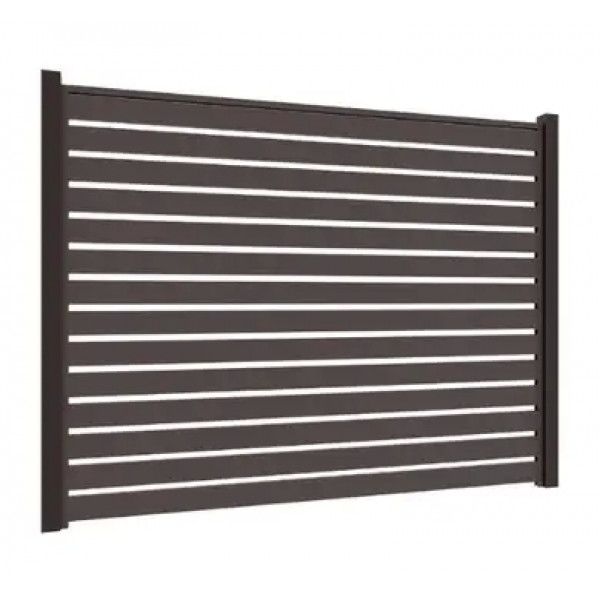 Ламель Tilе Ранчо-Родео 180х3000мм матполіестер Dongbu 0,50мм RAL 8019 Коричневий