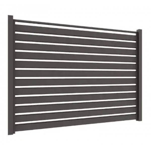 Ламель Tile Ранчо-Вестерн 100х3000мм High Build мат USSteel 0,50мм RAL 8019 Коричневый