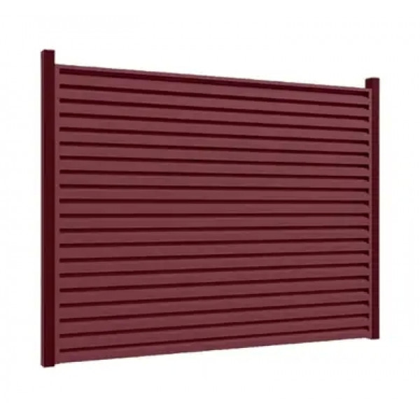 Ламель Tile Жалюзи 110/95х2000мм матполиэстер U.S.Steel 0,45мм RAL 3005 Красный