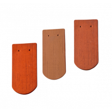 Керамічна черепиця Tondach Altstadtpaket Biber, натуральний червоний