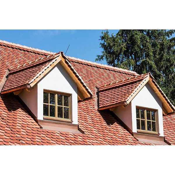 Керамічна черепиця Tondach Altstadtpaket Biber, натуральний червоний