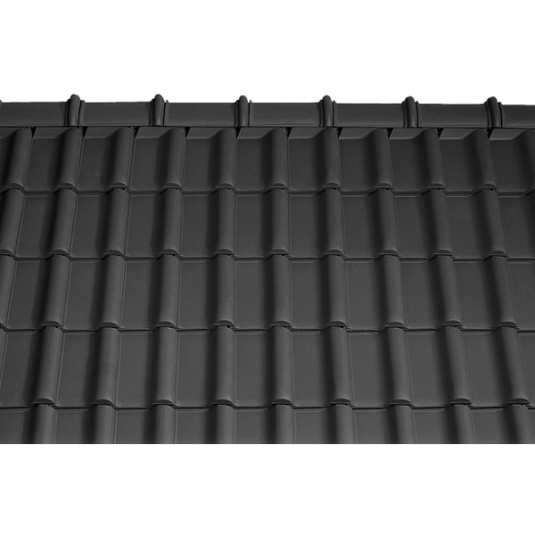 Керамічна черепиця Tondach Rumba, Чорний антрацит