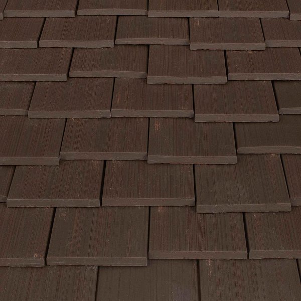 Керамічна черепиця Tondach Vintage, Темно-коричневий
