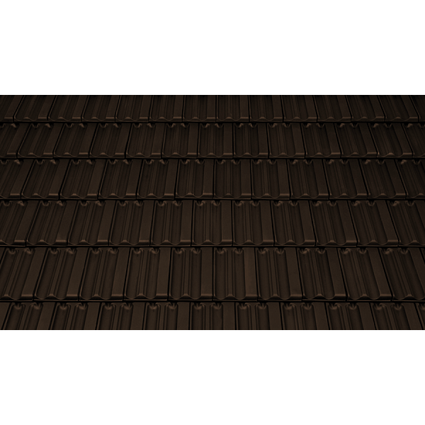 Керамічна черепиця Tondach Fidelio, Темно-коричневий
