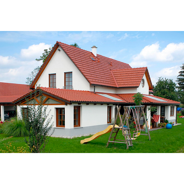 Керамічна черепиця Tondach Figaro, Червоний