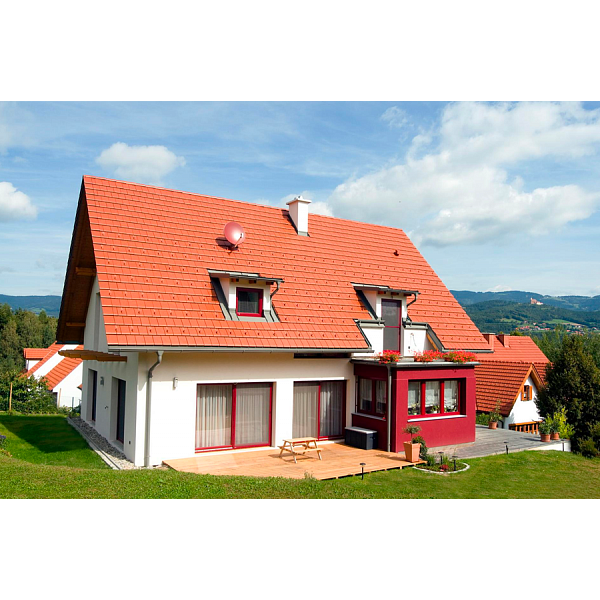 Керамічна черепиця Tondach Figaro, Мідно-кричневий