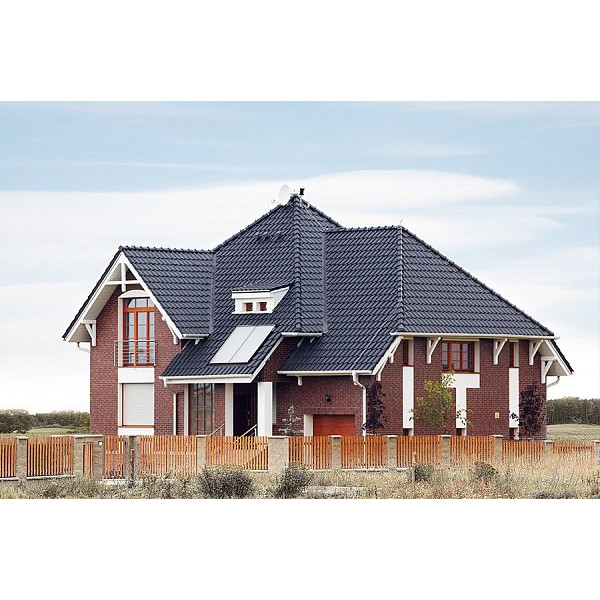 Керамічна черепиця Tondach Samba 11, Чорний антрацит