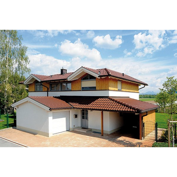 Керамічна черепиця Tondach Samba 11, натуральний червоний