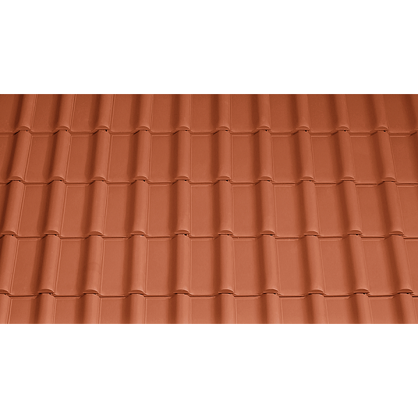 Керамічна черепиця Tondach Samba 11, натуральний червоний