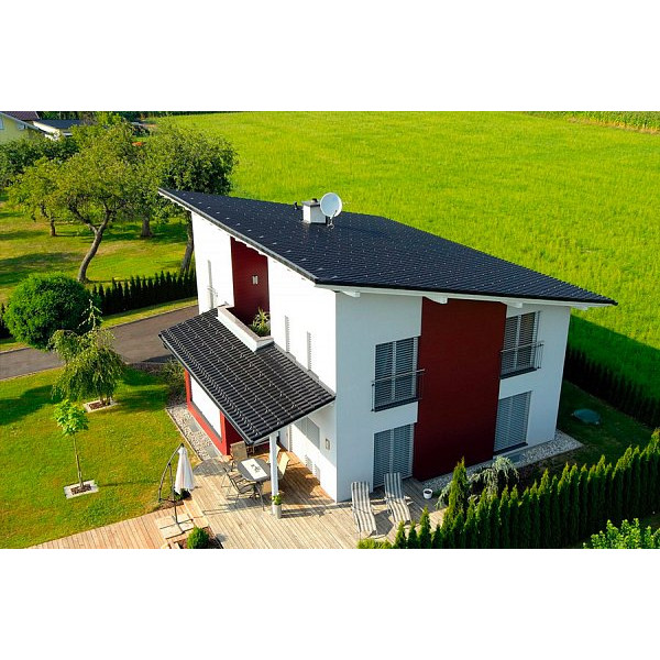 Керамічна черепиця Tondach Sulm Verschiebeziegel, Неро