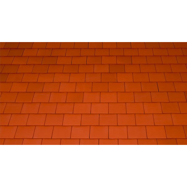 Керамічна черепиця Tondach Tasche eckig, Червоний