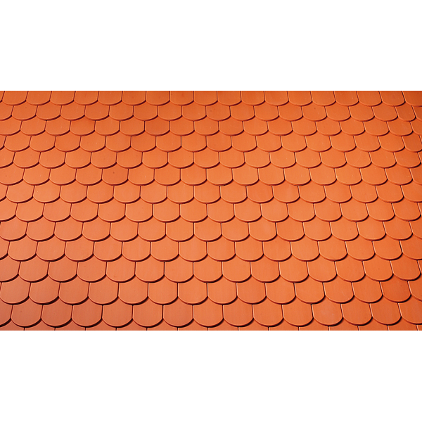 Керамічна черепиця Tondach Biber, натуральний червоний