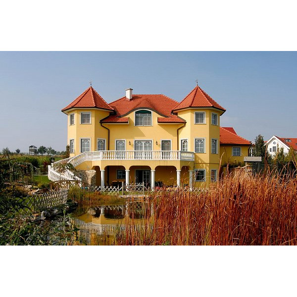 Керамічна черепиця Tondach Biber, натуральний червоний