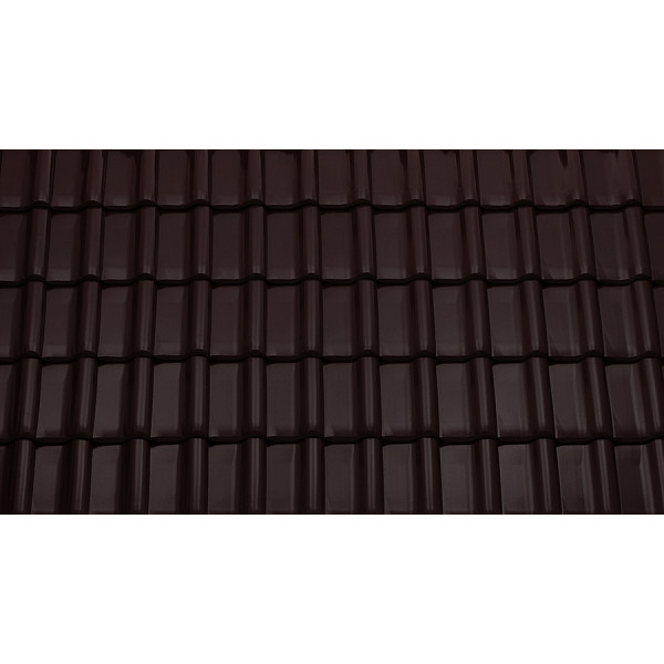 Керамічна черепиця Tondach Samba 11, Темно-коричневий