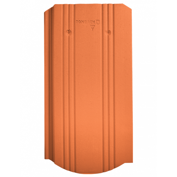 Керамічна черепиця Tondach Biberfalz, натуральний червоний
