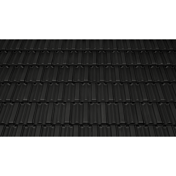 Керамічна черепиця Tondach Fidelio, Чорний антрацит