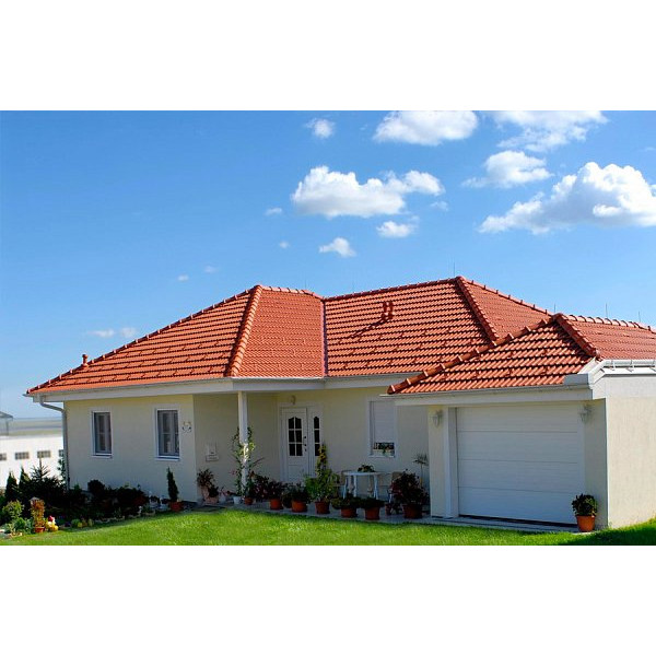 Керамічна черепиця Tondach Wiener Norma, натуральний червоний
