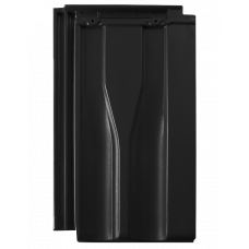 Керамічна черепиця Tondach Landdach Verschiebeziegel, Чорний антрацит