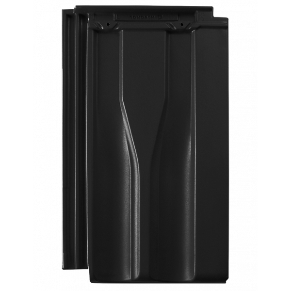 Керамічна черепиця Tondach Landdach Verschiebeziegel, Чорний антрацит