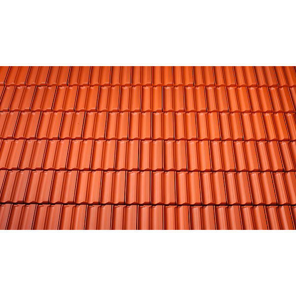 Керамічна черепиця Tondach Fidelio, натуральний червоний
