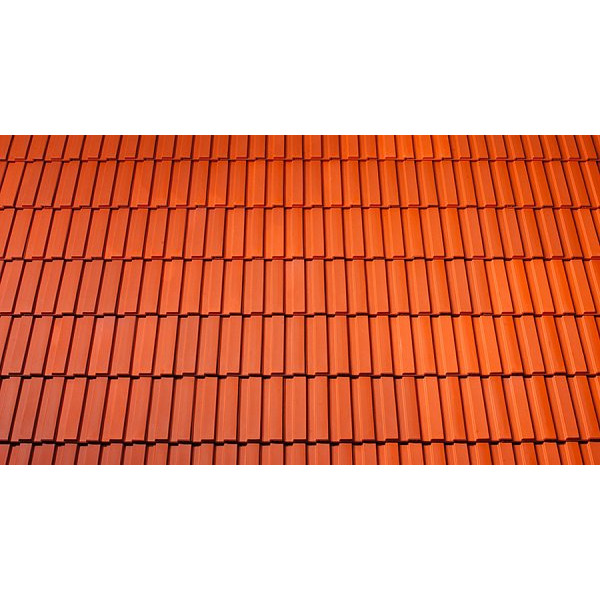 Керамічна черепиця Tondach Strangfalz gepresst, натуральний червоний