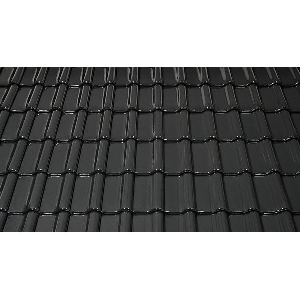 Керамічна черепиця Tondach Sulm Verschiebeziegel, Платина