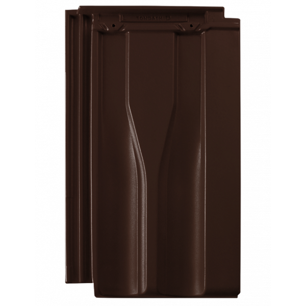 Керамічна черепиця Tondach Landdach Verschiebeziegel, Темно-коричневий