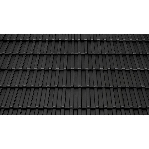 Керамічна черепиця Tondach Wiener Norma, Чорний антрацит