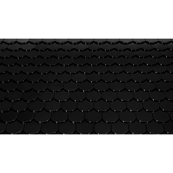 Керамічна черепиця Tondach Biber Amadeus, Чорний